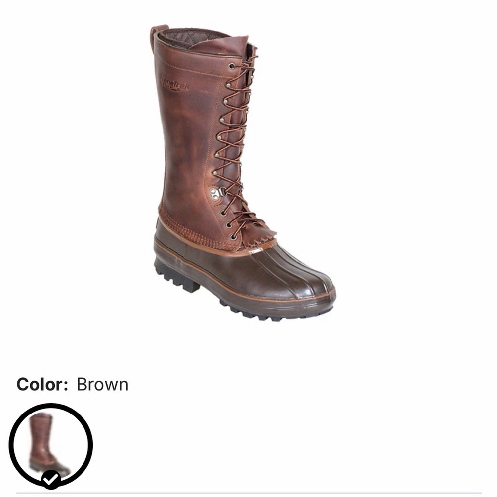 Men's Waterproof Brown Leather Boots
